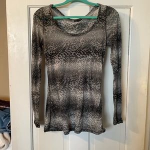 Express small snake print tee